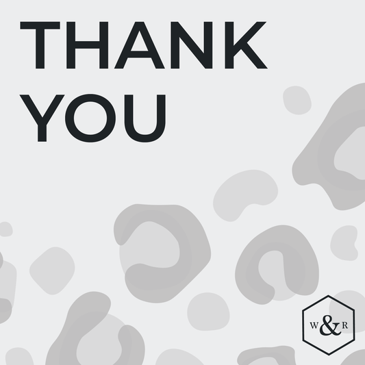 Thank you... - Wren & Rye