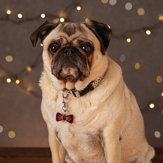 Wren & Rye Cherry Glitter Mini BowDangle