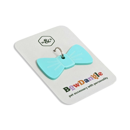 Wren & Rye Aqua Splash BowDangle