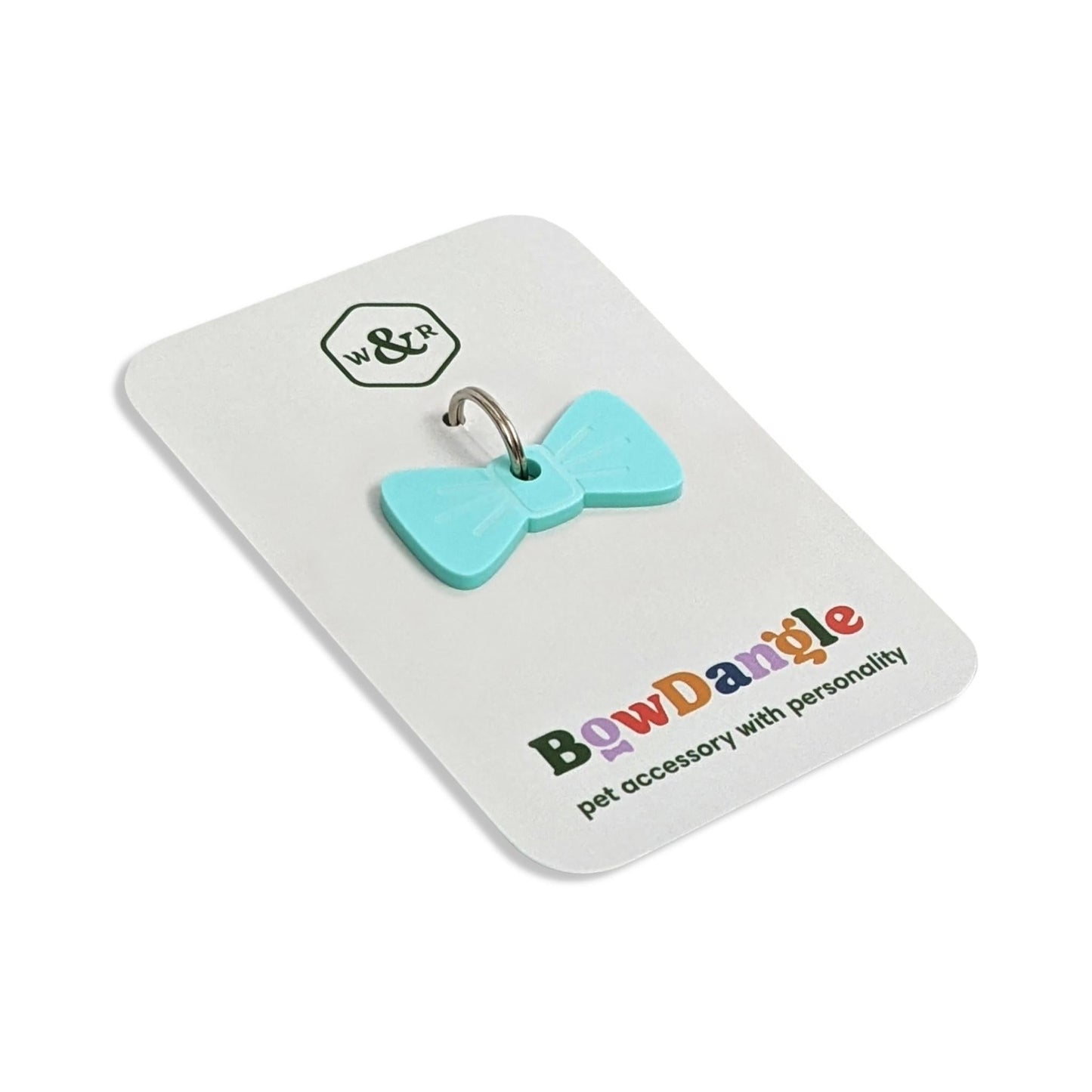Wren & Rye Aqua Splash Mini BowDangle