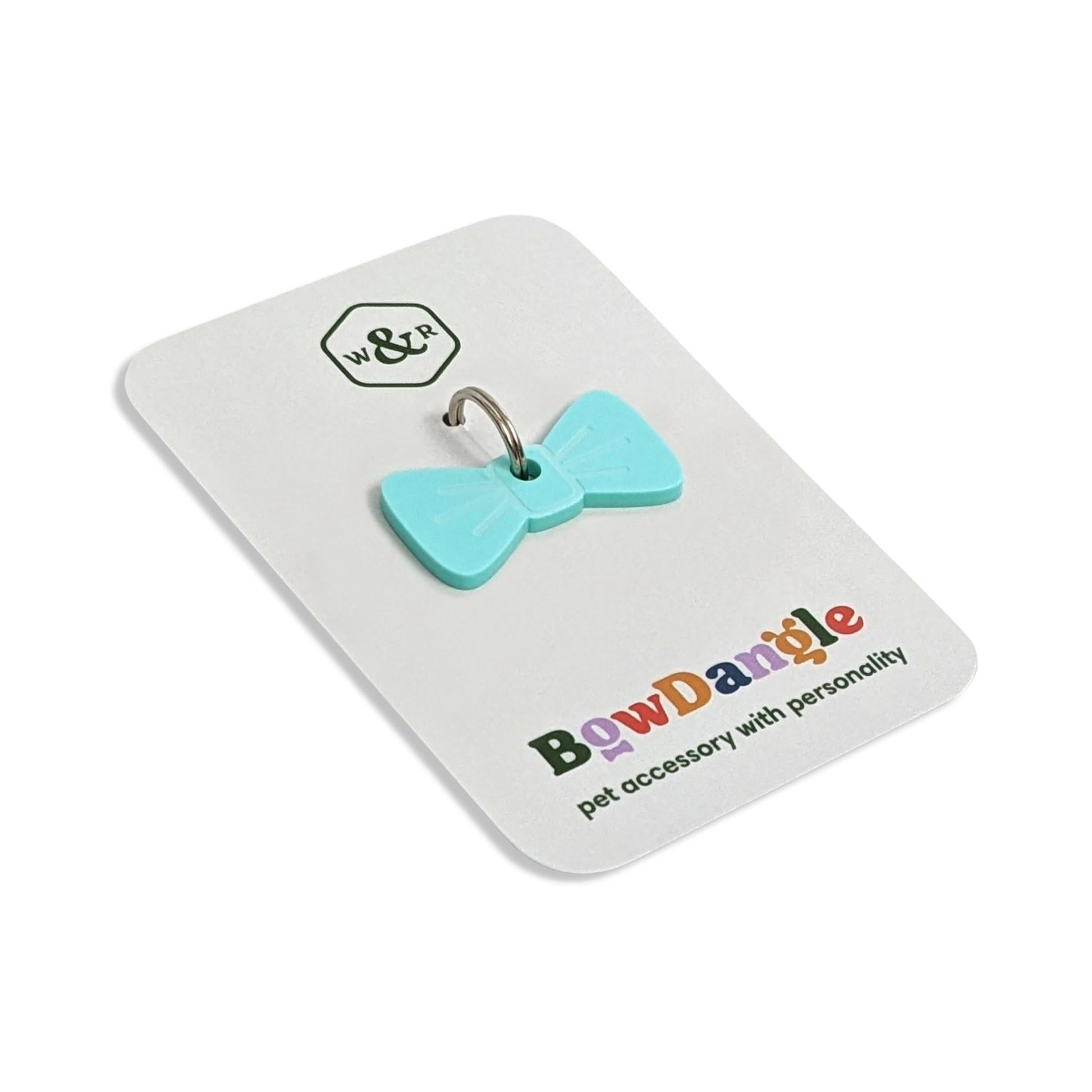 Wren & Rye Aqua Splash Mini BowDangle