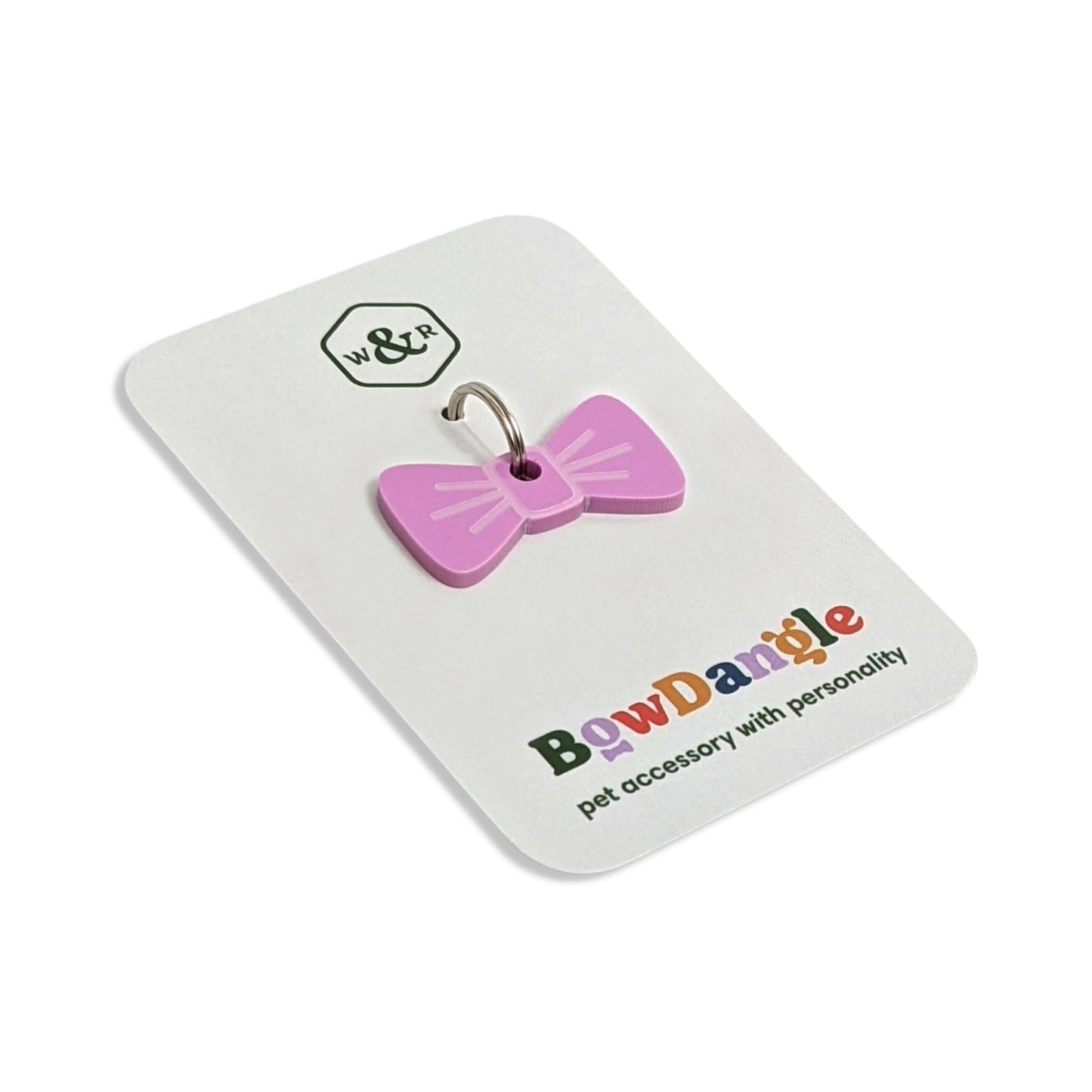 Wren & Rye Bubblegum Pink Mini BowDangle