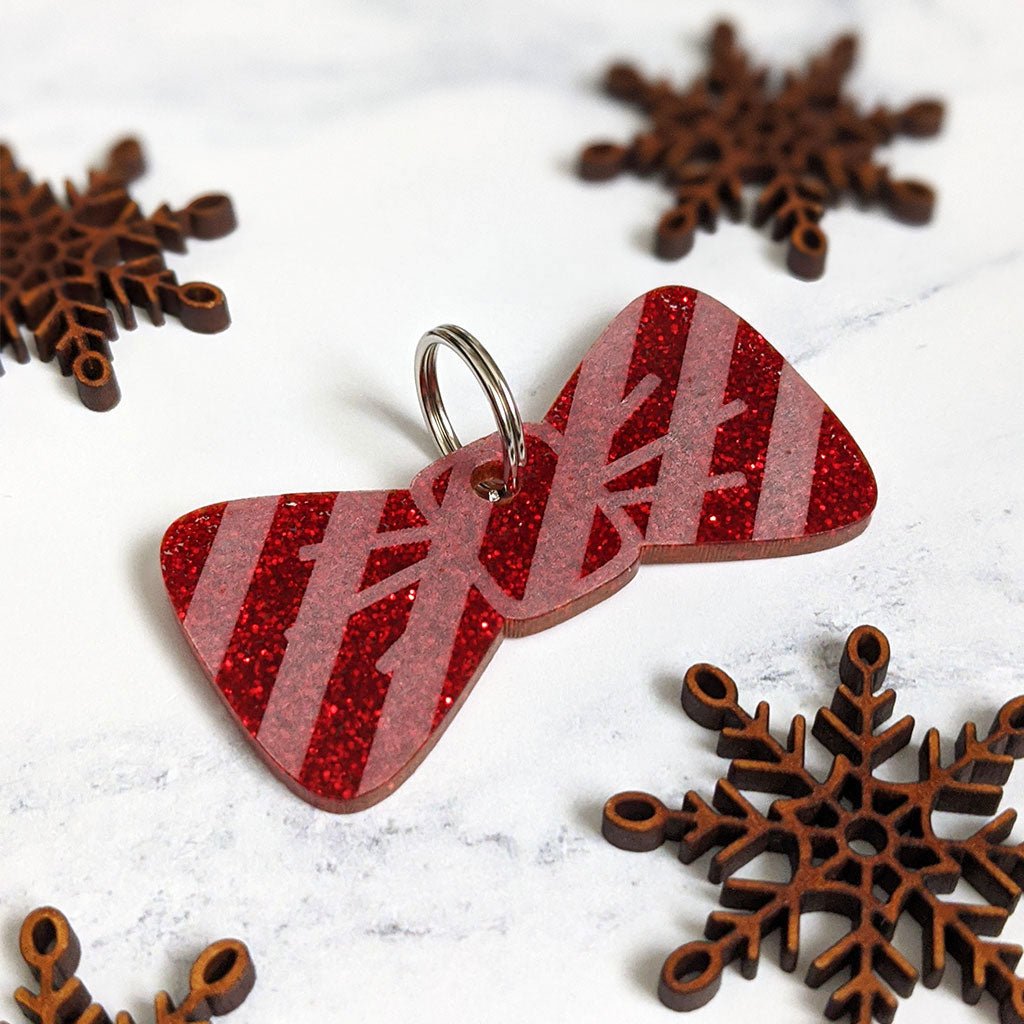 Wren & Rye Candy Stripe BowDangle