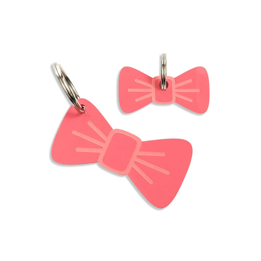 Wren & Rye Coral Blossom Pooch & Pooch Parent BowDangle Set