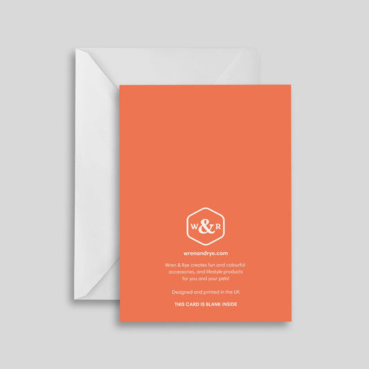 Wren & Rye Dog Christmas Card - Merry Christmas (Ya filthy animal) Burnt Orange