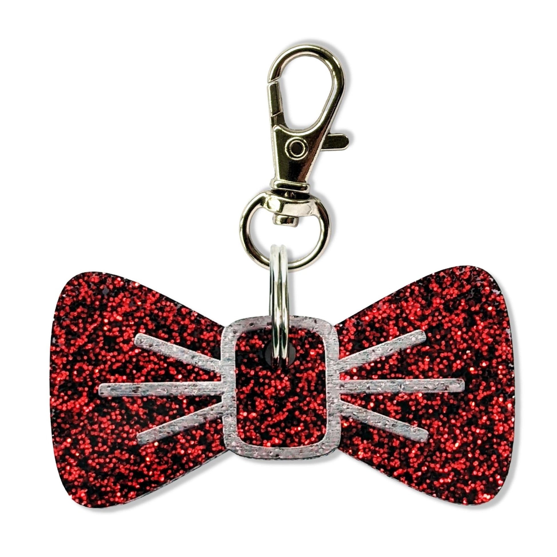Wren & Rye Festive Glitter BowDangle