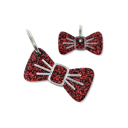 Wren & Rye Festive Glitter Pooch & Pooch Parent BowDangle Set