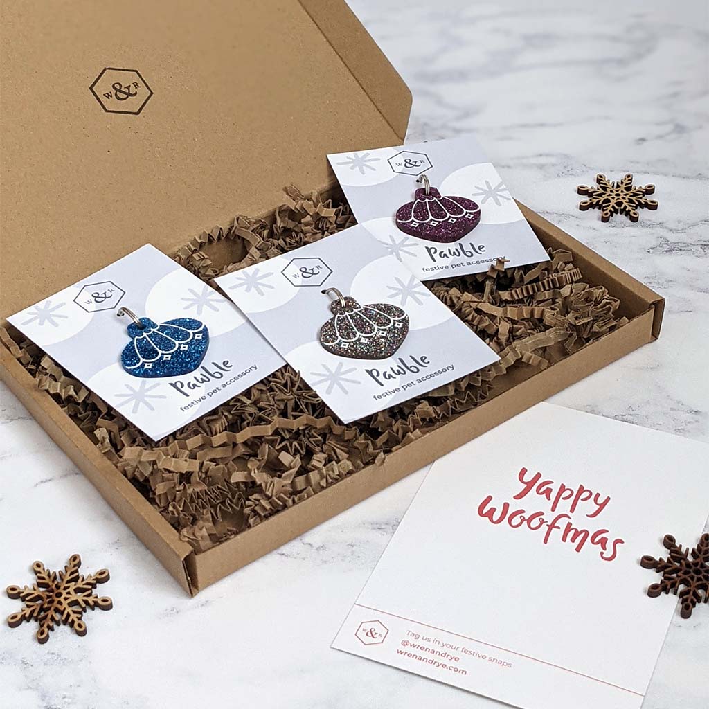 Wren & Rye Festive Opulent Pawble Selection Gift Box