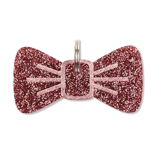 Wren & Rye Flamingo Glitter BowDangle