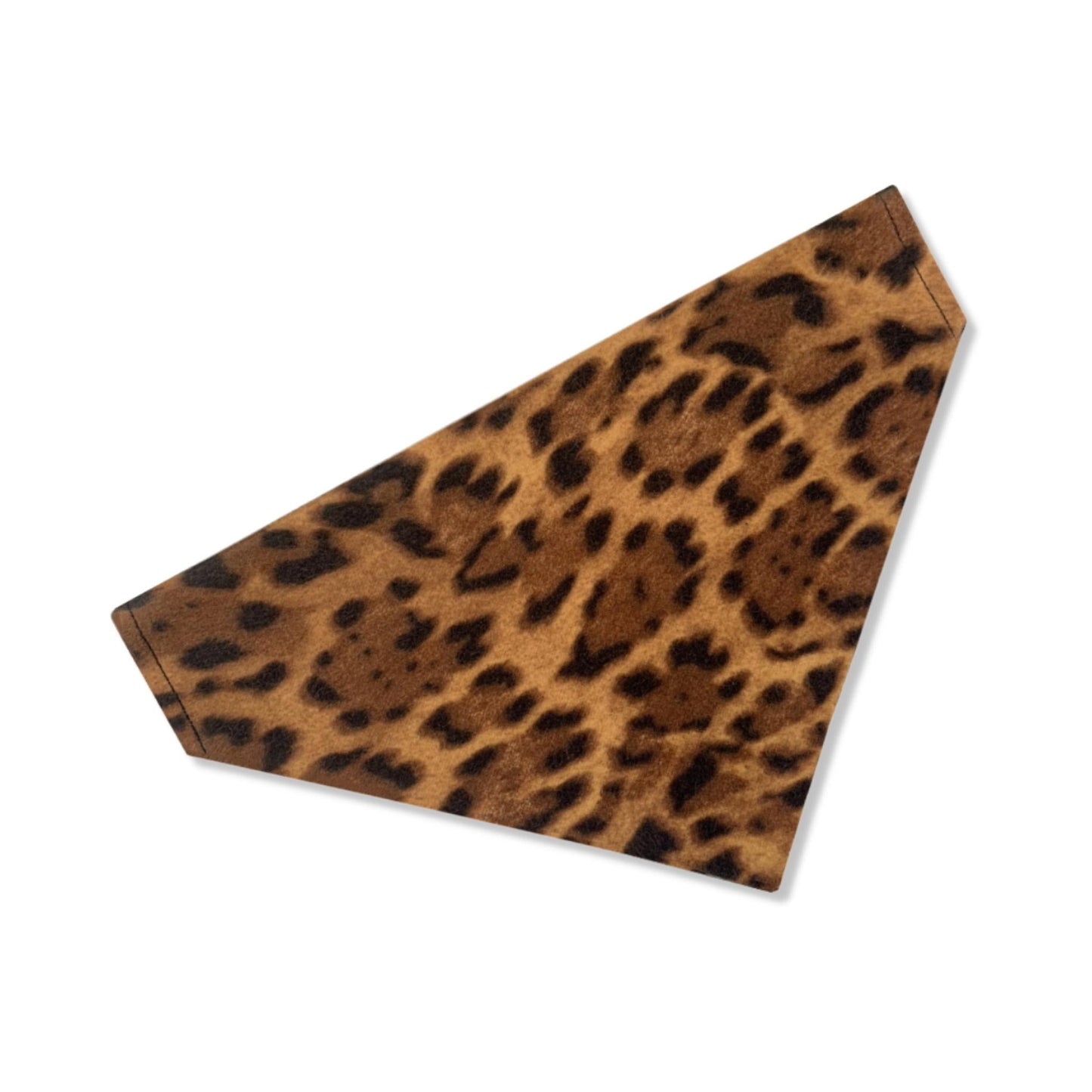 Wren & Rye Grey Tan Leopard Reversible Bandana