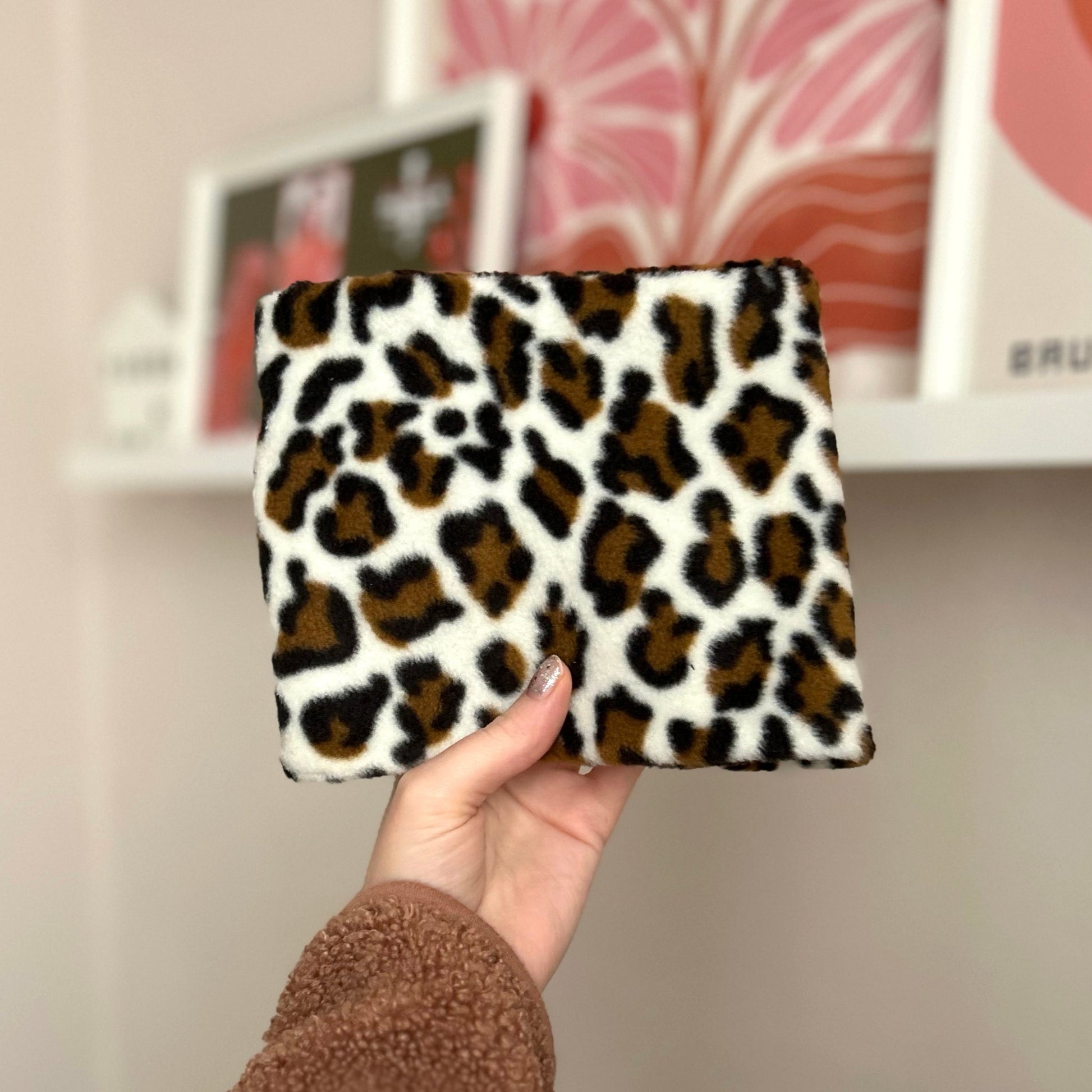 Wren & Rye Lovely Leopard Reversible Fleece Pet Snood