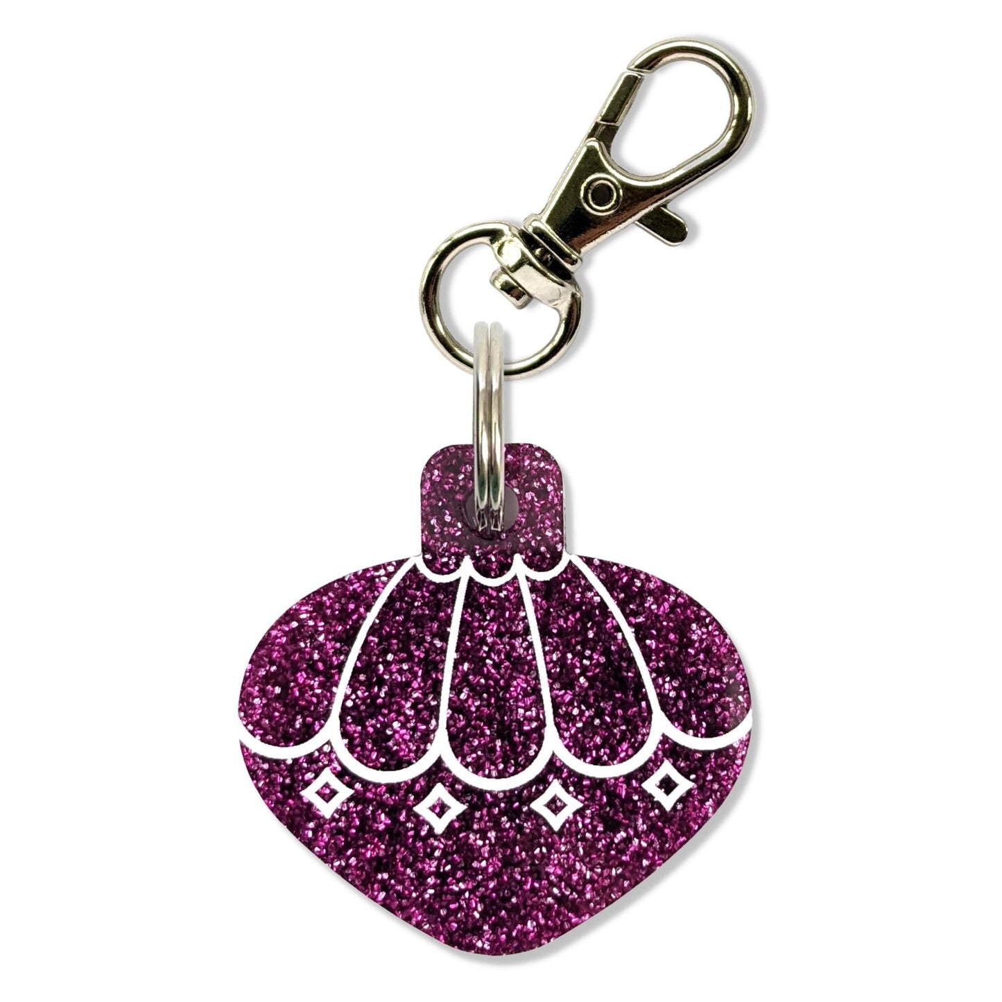 Wren & Rye Magenta Opulent Pawble BowDangle
