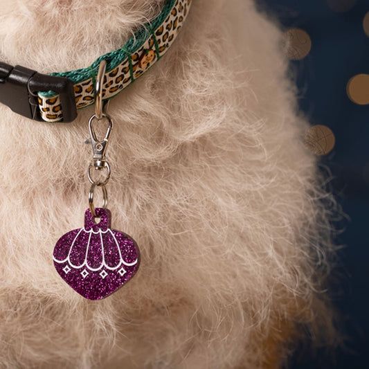 Wren & Rye Magenta Opulent Pawble BowDangle