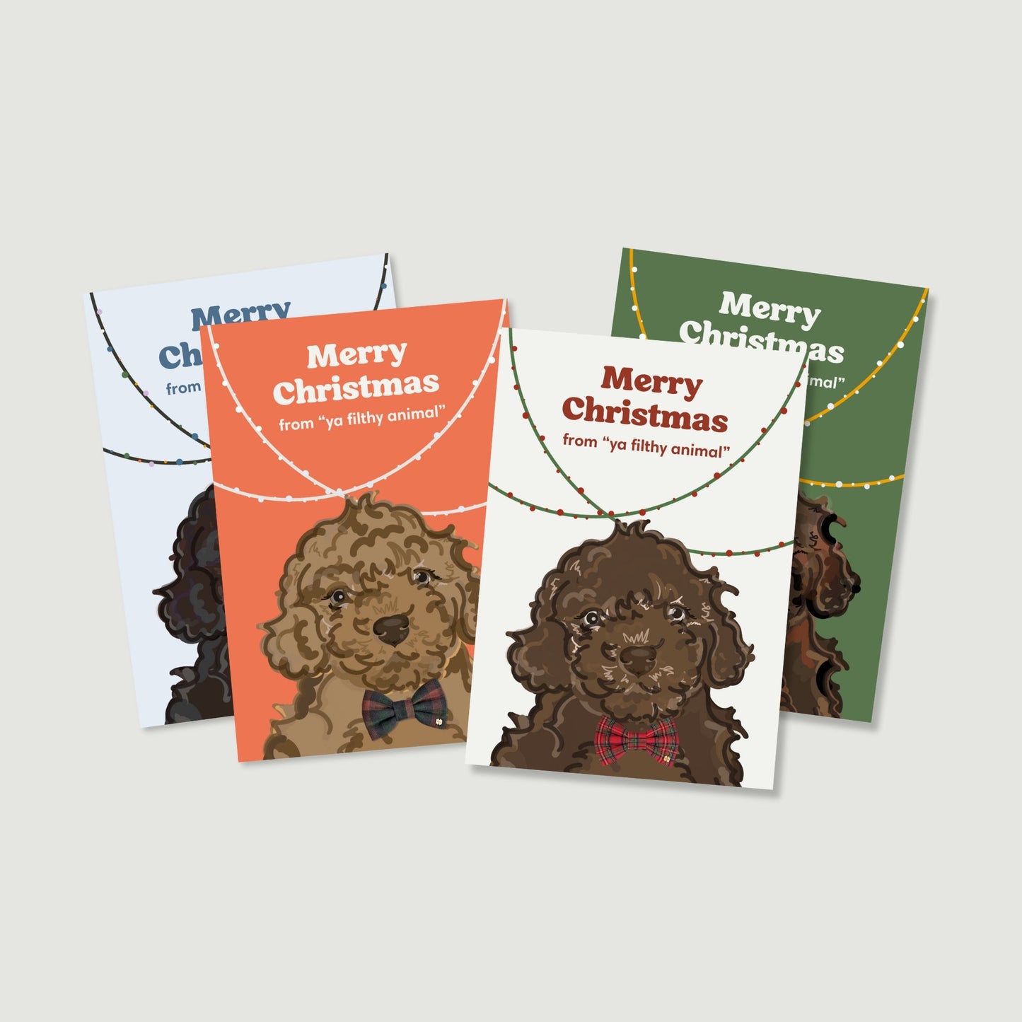 Wren & Rye Merry Christmas (Ya Filthy Animal) Card Pack