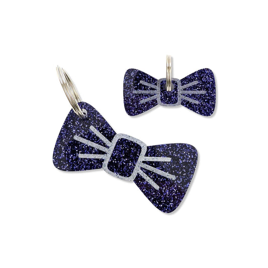 Wren & Rye Midnight Twinkle Pooch & Pooch Parent BowDangle Set