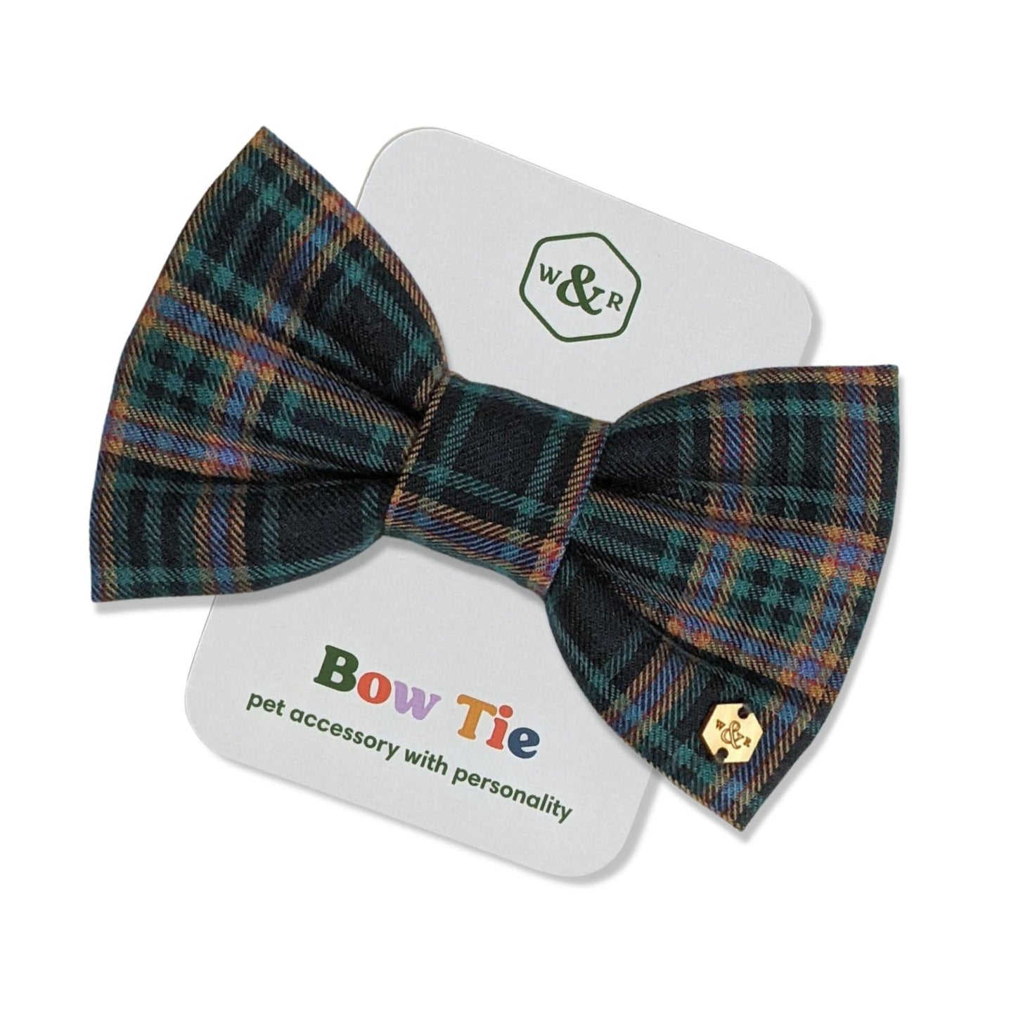 Wren & Rye Multi Tartan Dog Bow Tie