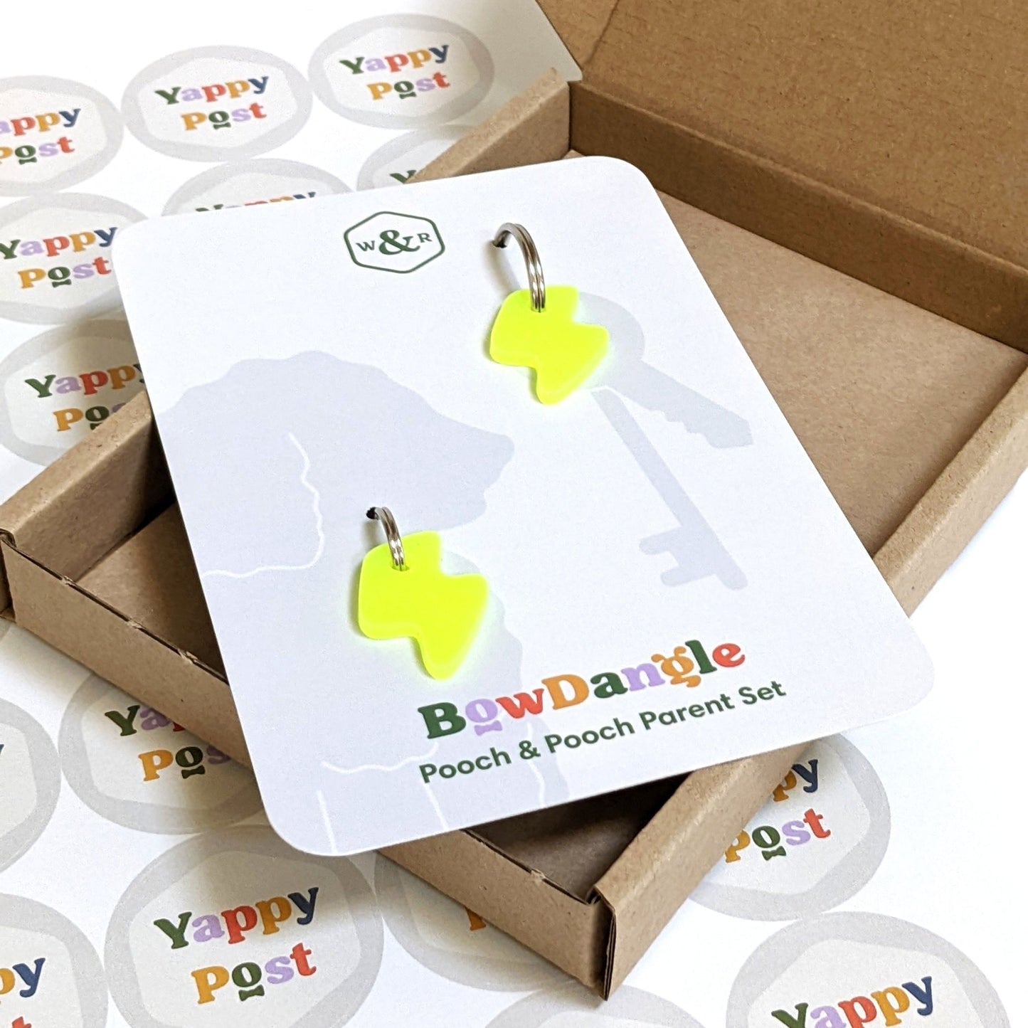 Wren & Rye Neon Bolt Pooch & Pooch Parent DinkyDangle Set