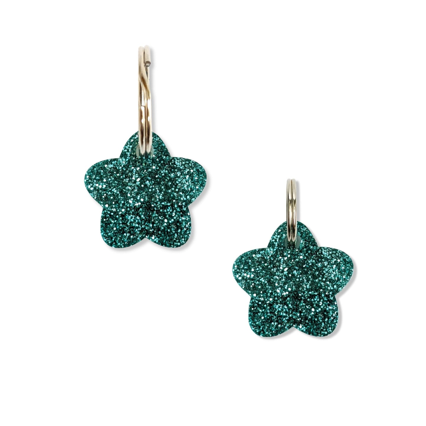Wren & Rye Ocean Sparkle Flower Pooch & Pooch Parent DinkyDangle Set