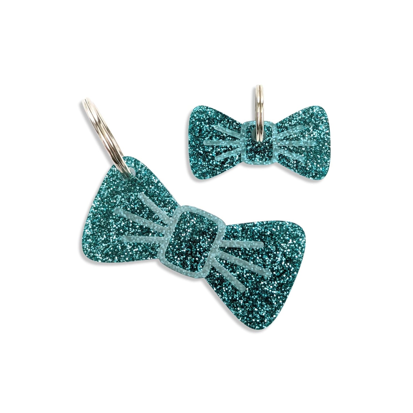 Wren & Rye Ocean Sparkle Pooch & Pooch Parent BowDangle Set