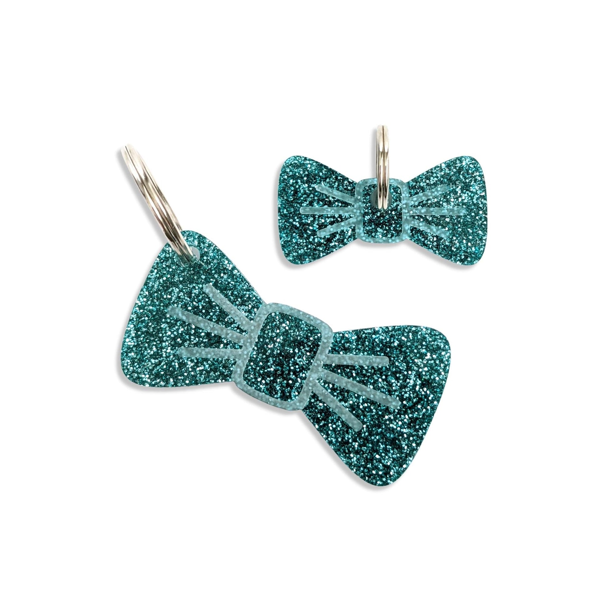 Wren & Rye Ocean Sparkle Pooch & Pooch Parent BowDangle Set