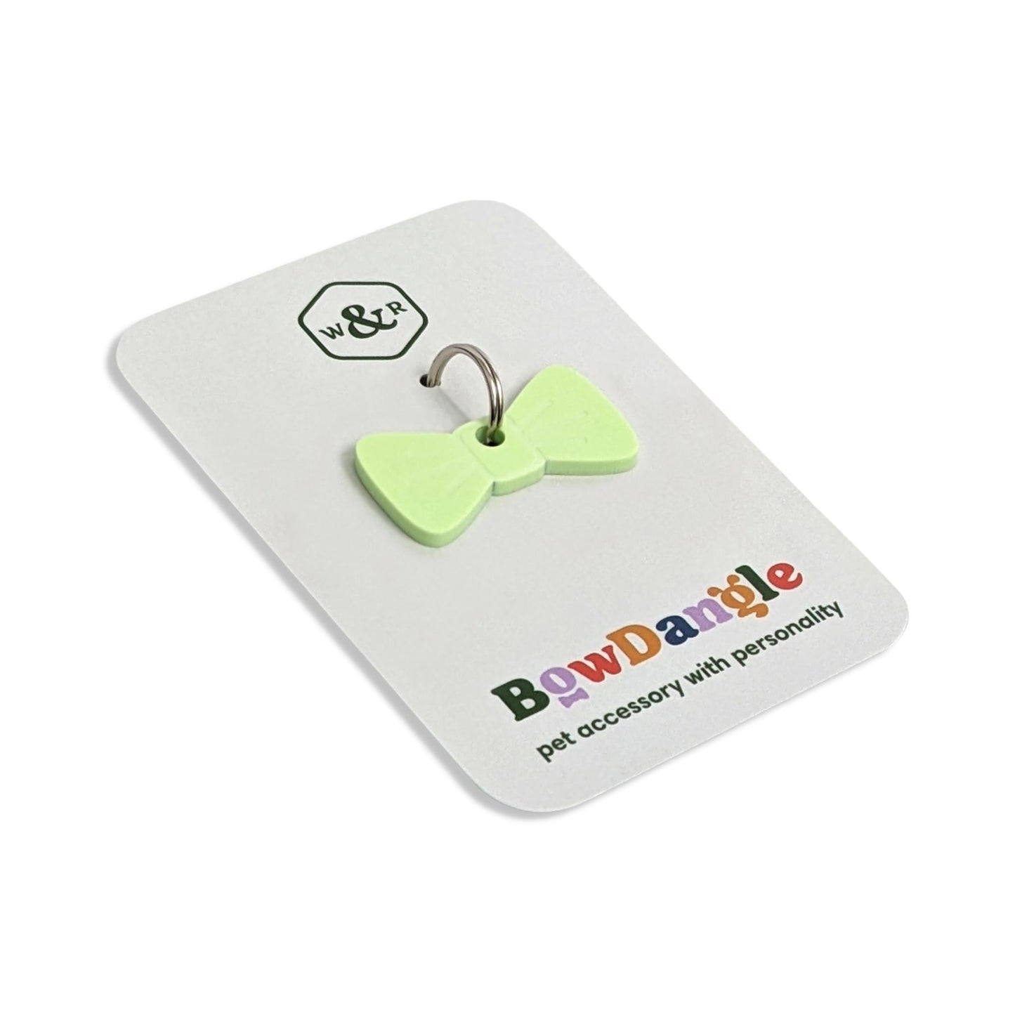 Wren & Rye Pistachio Cream Mini BowDangle