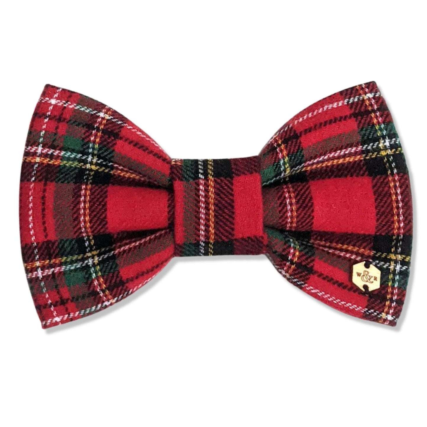 Wren & Rye Red Tartan Dog Bow Tie