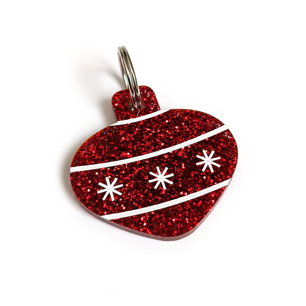 Wren & Rye Red Twinkle Pawble BowDangle