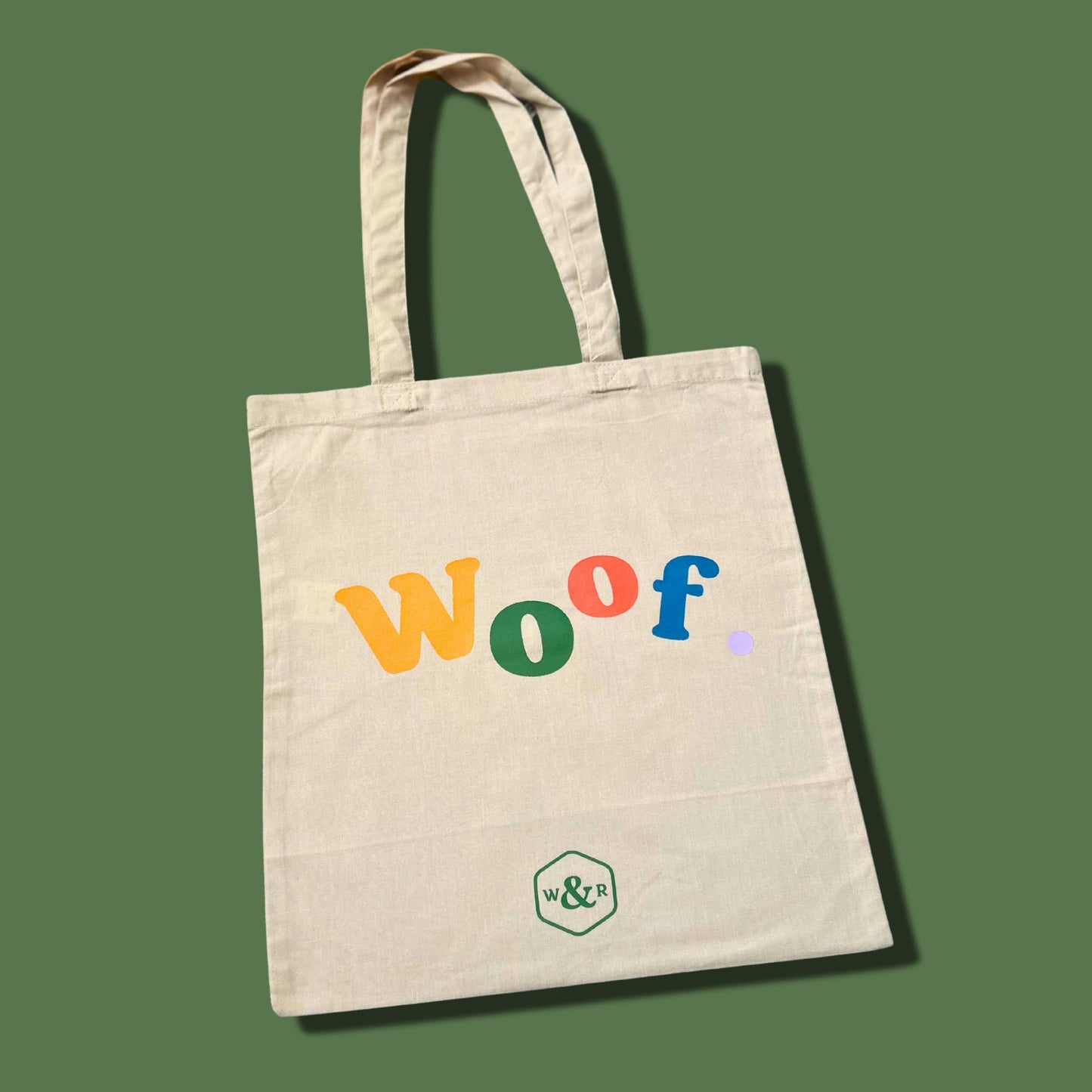 Woof Tote Bag - Multi Sand