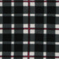 Black Tartan Fleece Home Decor BIG Bow
