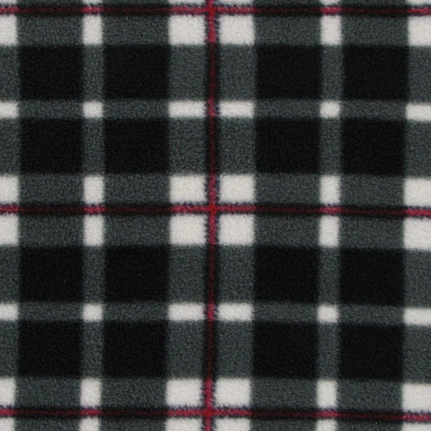 Black Tartan Fleece Home Decor BIG Bow