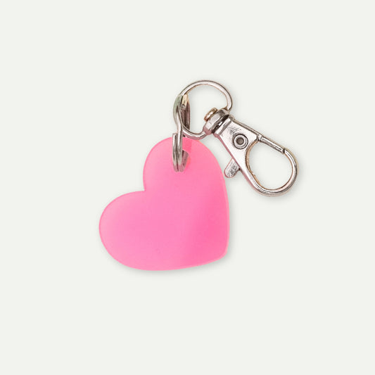 *Glow* in the Dark Pink Heart DinkyDangle