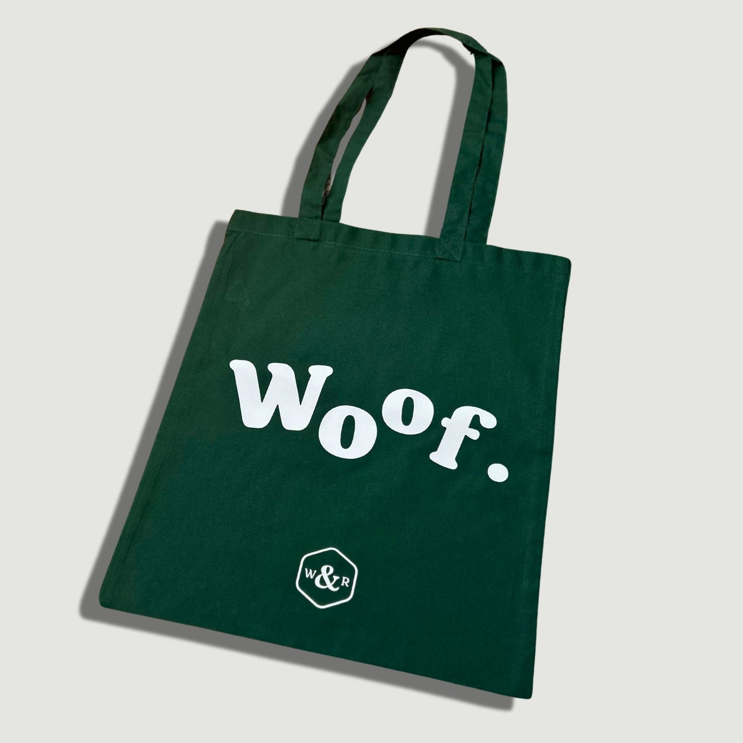 Woof Tote Bag - Green