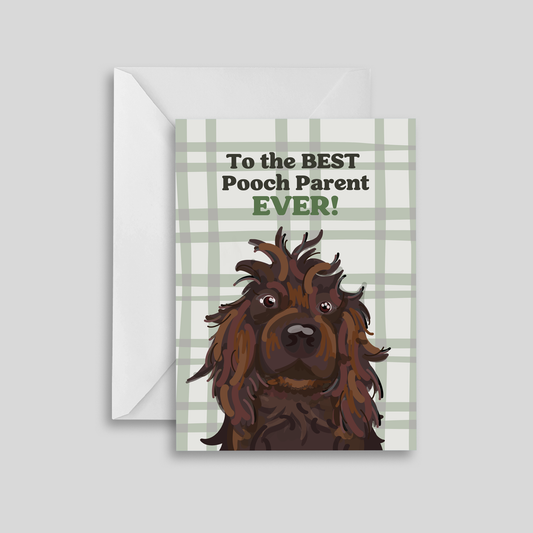 Spaniel Pooch Parent Greeting Card