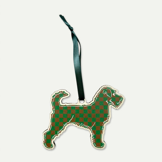 Schnauzer Wooden Hanging Decoration