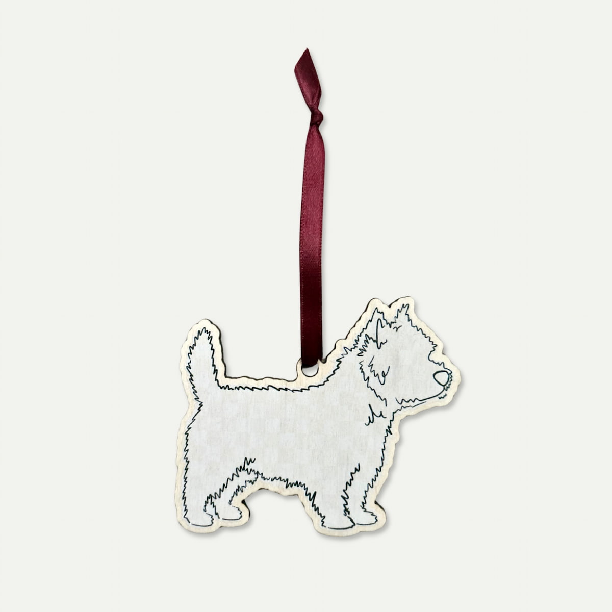 West Highland Terrier Hanging Decoration