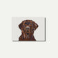 Labrador Retriever Illustration Art Print – A5 (Chocolate Brown)