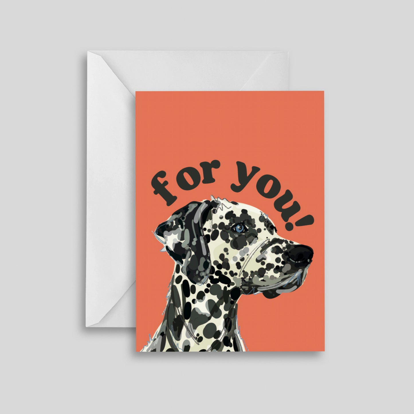 Dotty for You Dalmatian Greeting Card