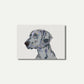 Weimaraner Art Print – A5 (Grey)