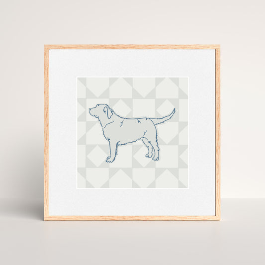 Mud Magnet - 6x6 Mounted Mini Print