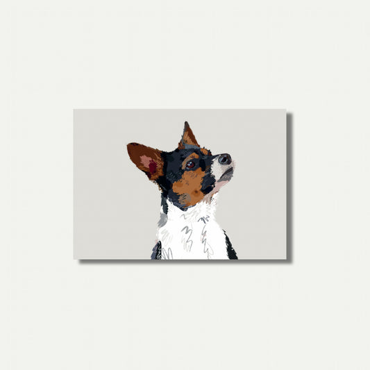 Jack Russell Terrier Art Print – A5