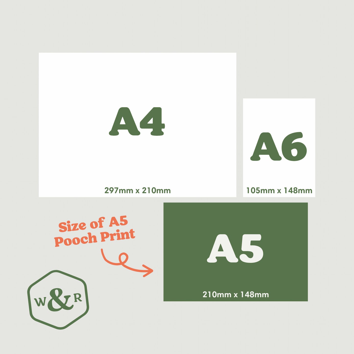 Schnauzer Art Print – A5 (Black Grey)