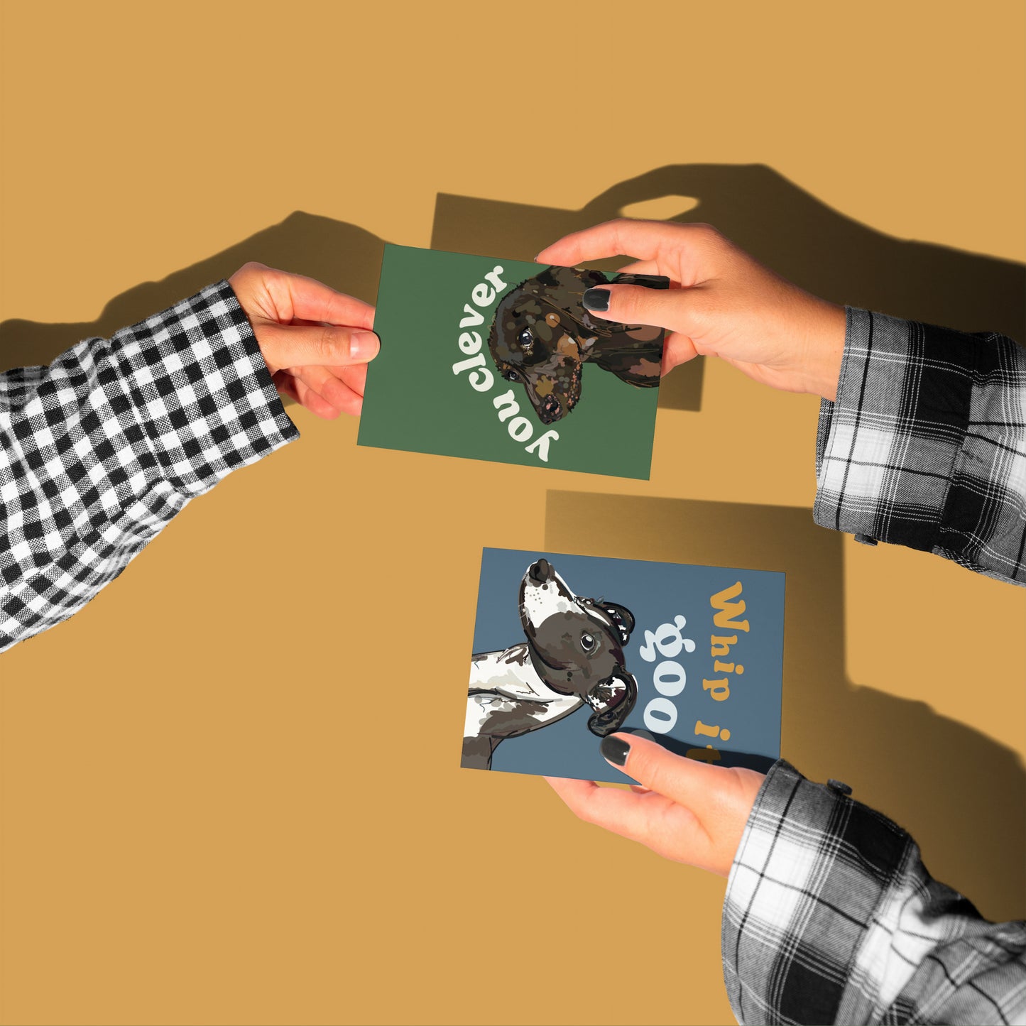 Whip it Good Whippet Greeting Card