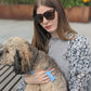 Wren & Rye Azure Marble Pooch & Pooch Parent BowDangle Set
