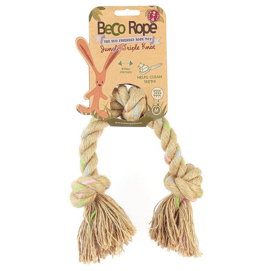 Wren & Rye Beco Triple Knot Rope Dog Toy Medium