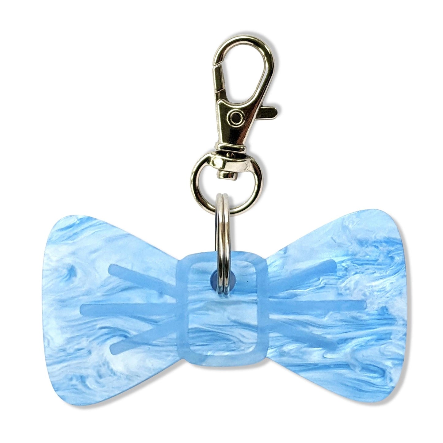 Wren & Rye *DISCONTINUED* Azure Marble BowDangle