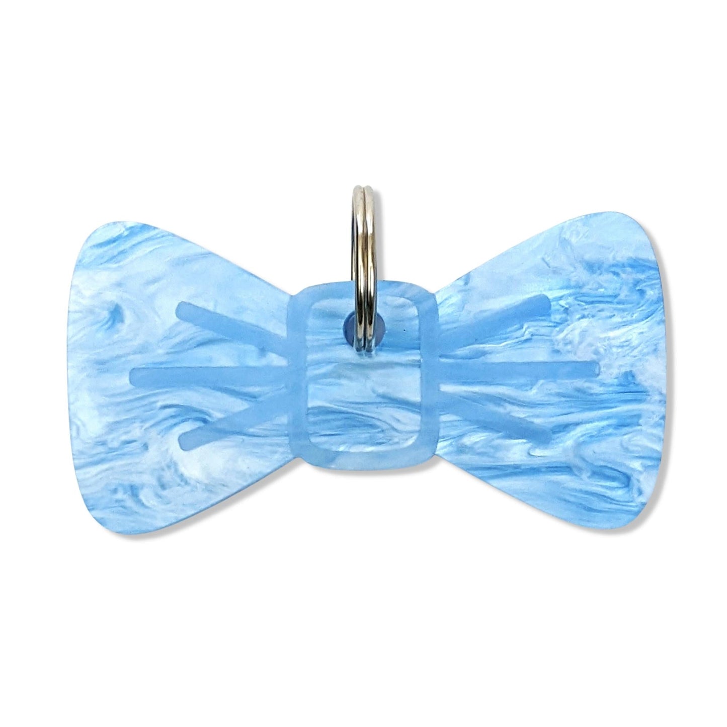 Wren & Rye *DISCONTINUED* Azure Marble BowDangle