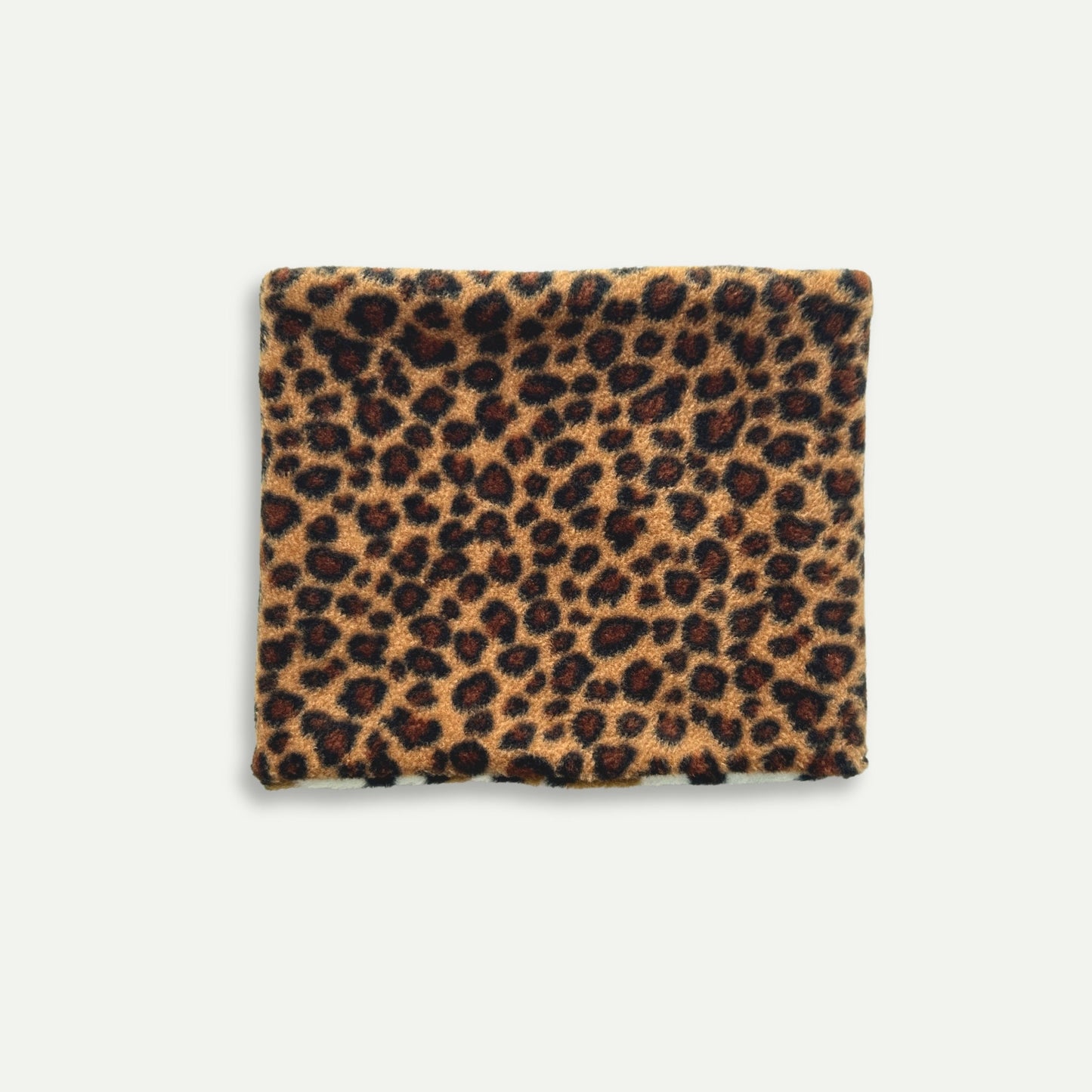 Wren & Rye Lovely Leopard Reversible Fleece Pet Snood