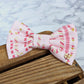 Wren & Rye *PAST SEASON* Candy Cane Pink Dog Bow Tie