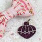 Wren & Rye *PAST SEASON* Candy Cane Pink Dog Bow Tie