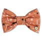Wren & Rye *PAST SEASON* Snowflake & Frost Rust Dog Bow Tie